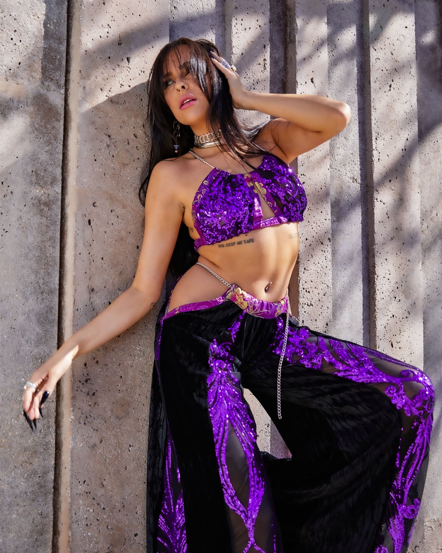 Visionary Top in Amethyst - Little Black Diamond Collab. image 9
