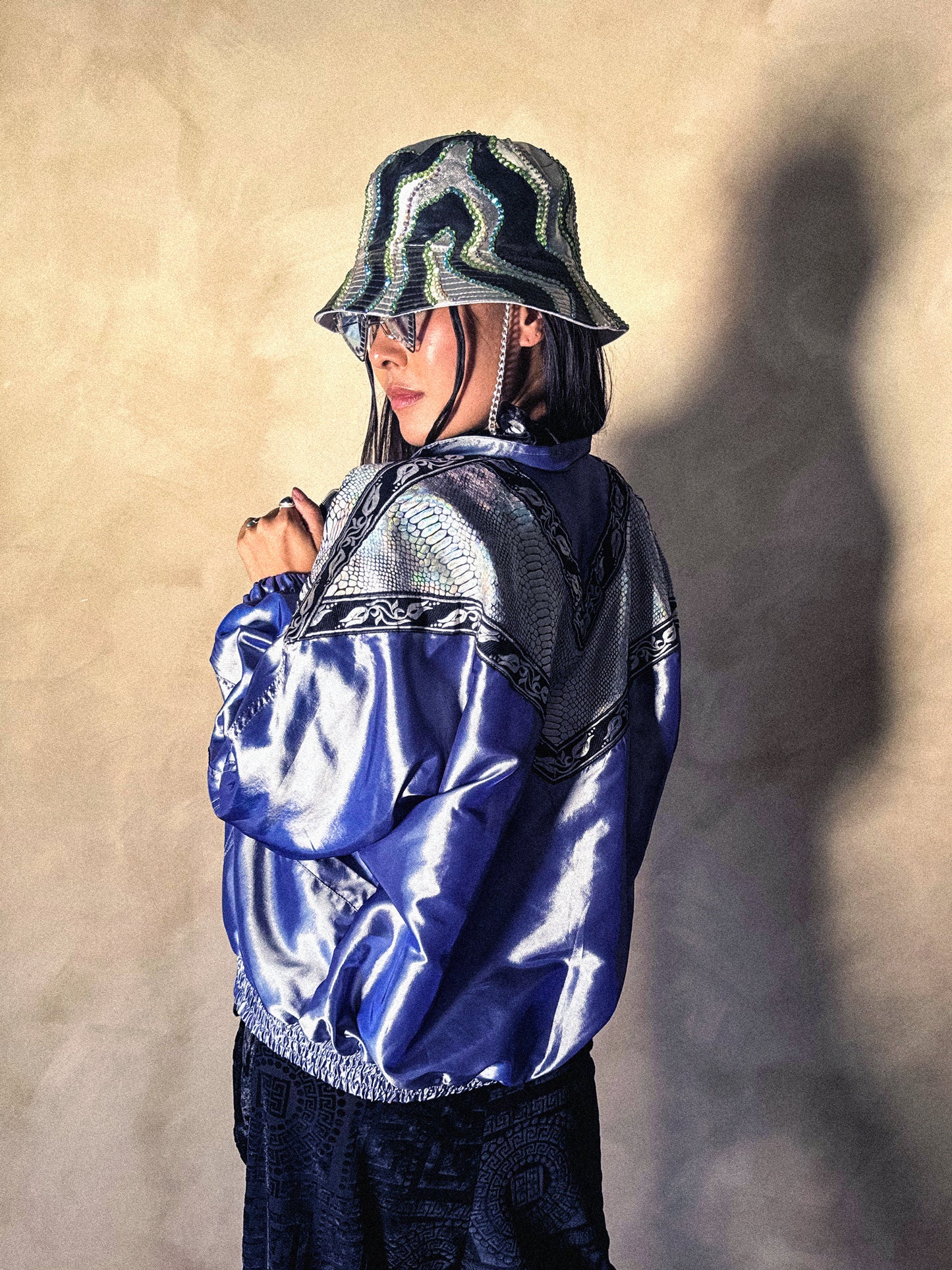 Chrome Swirl Bucket Hat image 5
