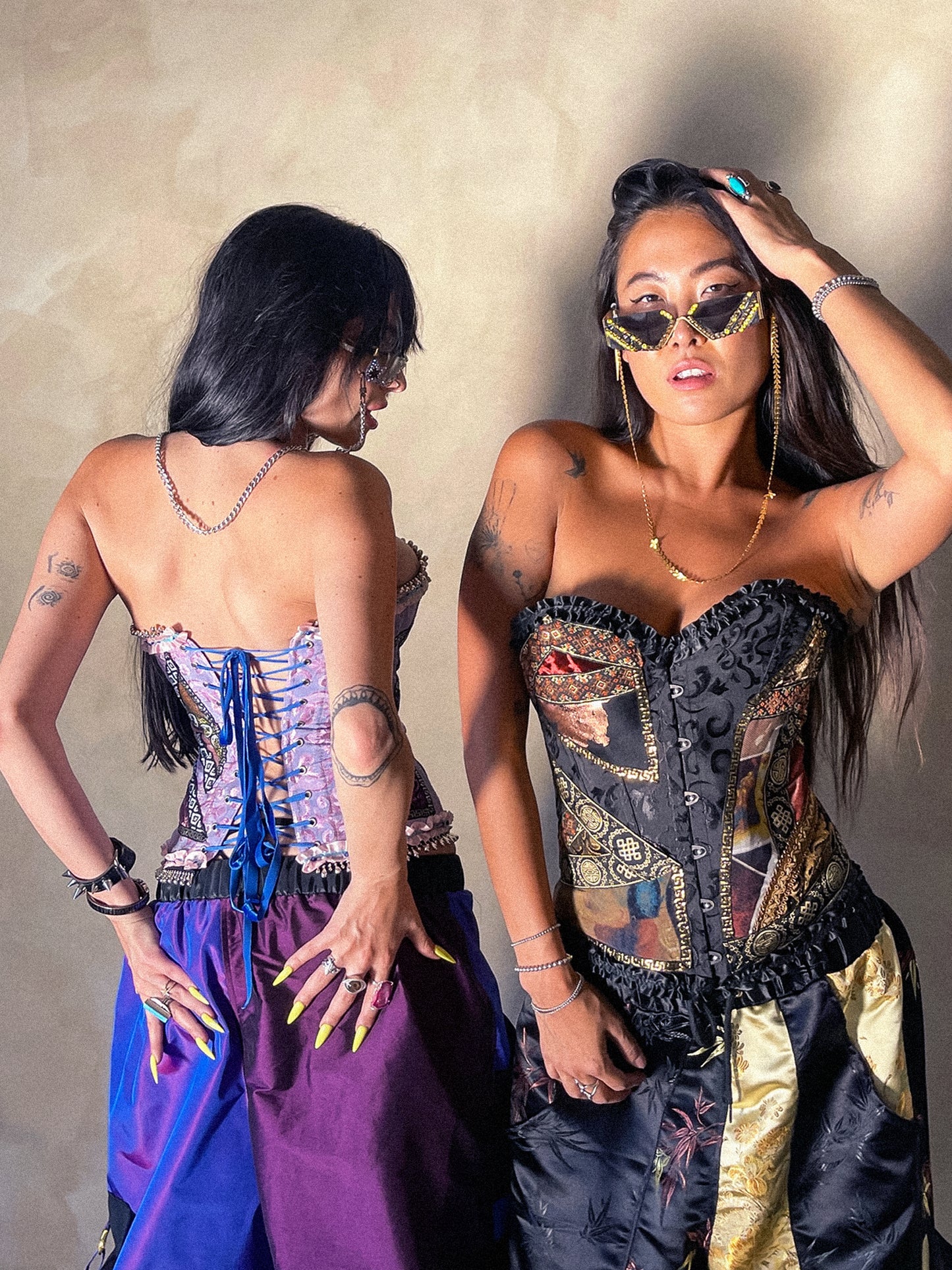 Cotton Y2Kandy Up-cycled Corset image 10