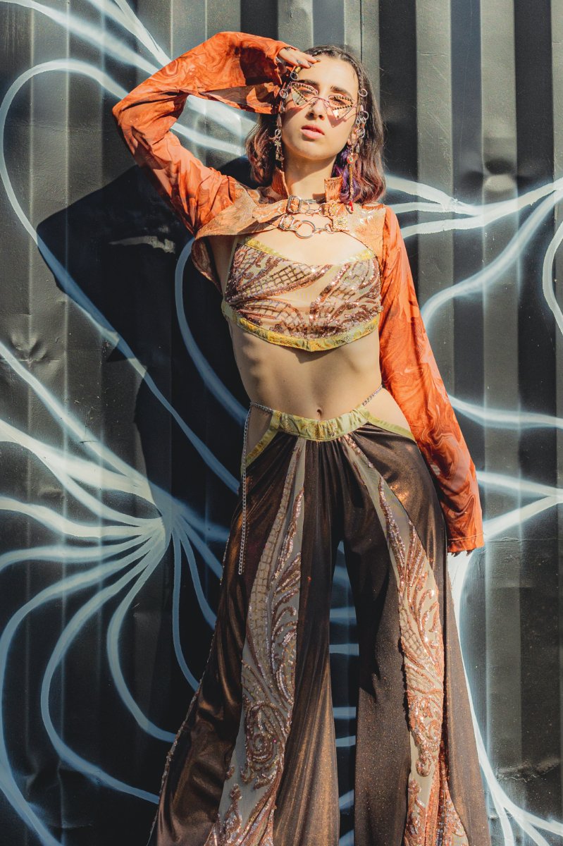 Untamed Top in Topaz - Little Black Diamond Collab. image 7