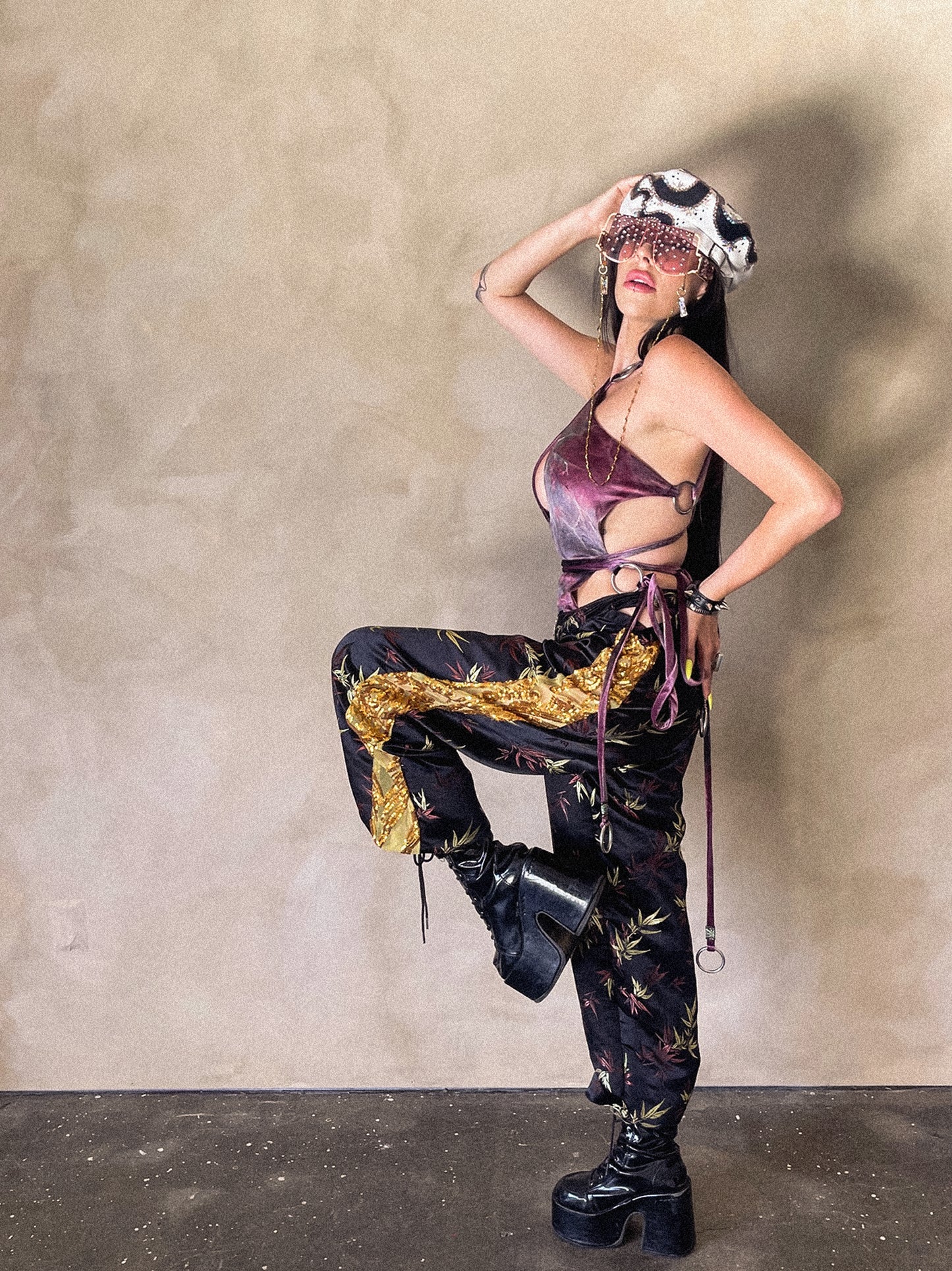 Untamed Pants in Tiger's Eye - Little Black Diamond Collab. image 1