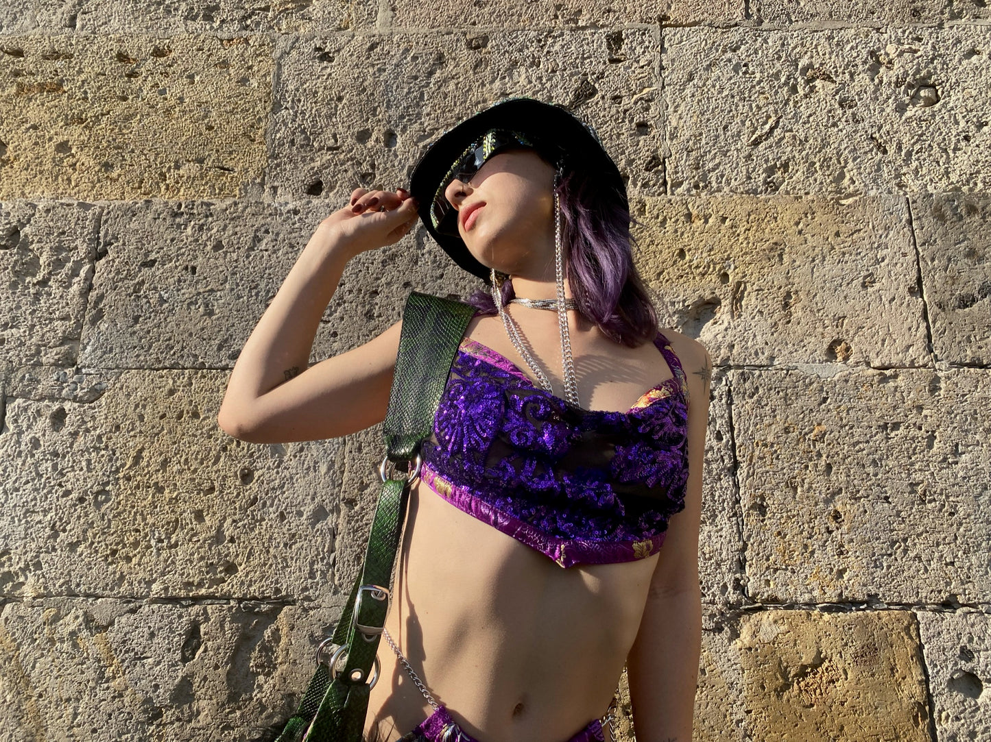 Untamed Top in Amethyst - Little Black Diamond Collab. image 9