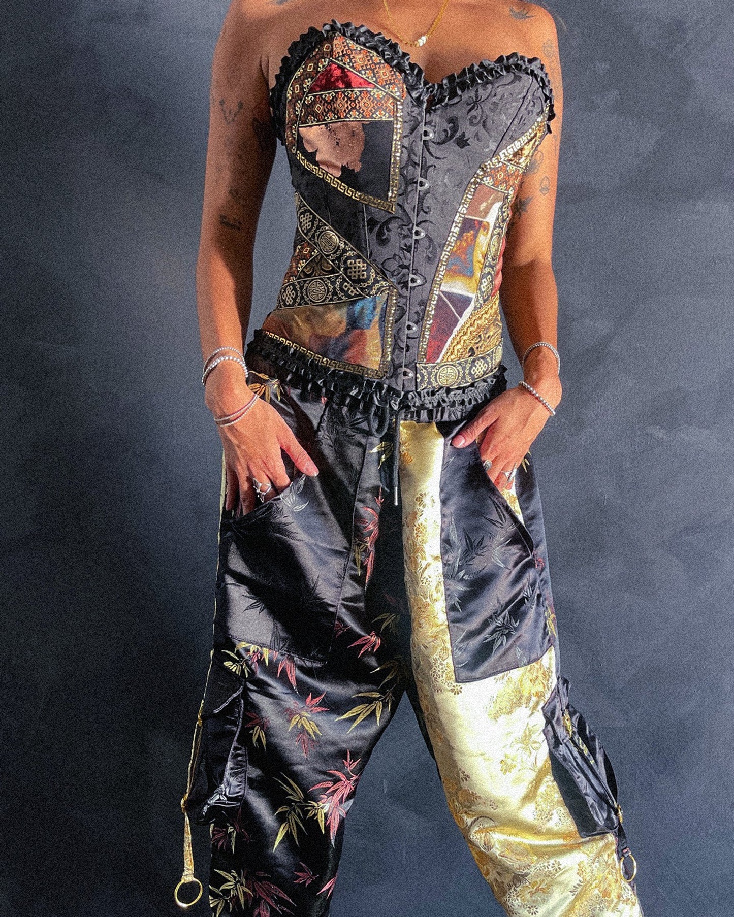 Eclipse Unisex Oversized Cargo Pants image 0