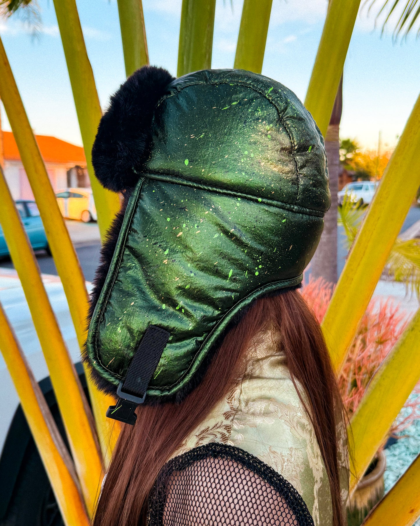 Evergreen Hand-Painted Furry Hat (SOLD OUT!)