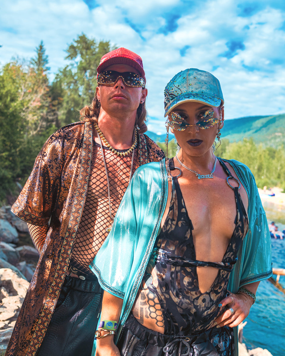 Electricity Hand-Painted Genuine Leather Hat