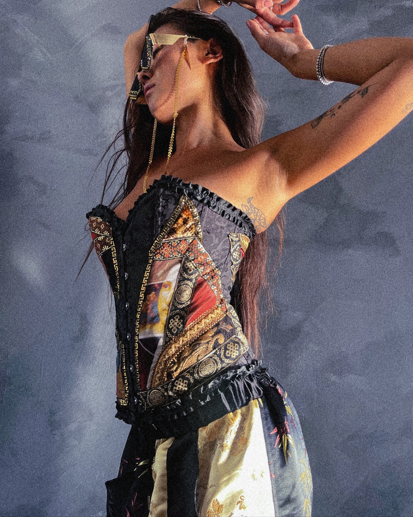 Oddyssia Up-cycled Corset image 0