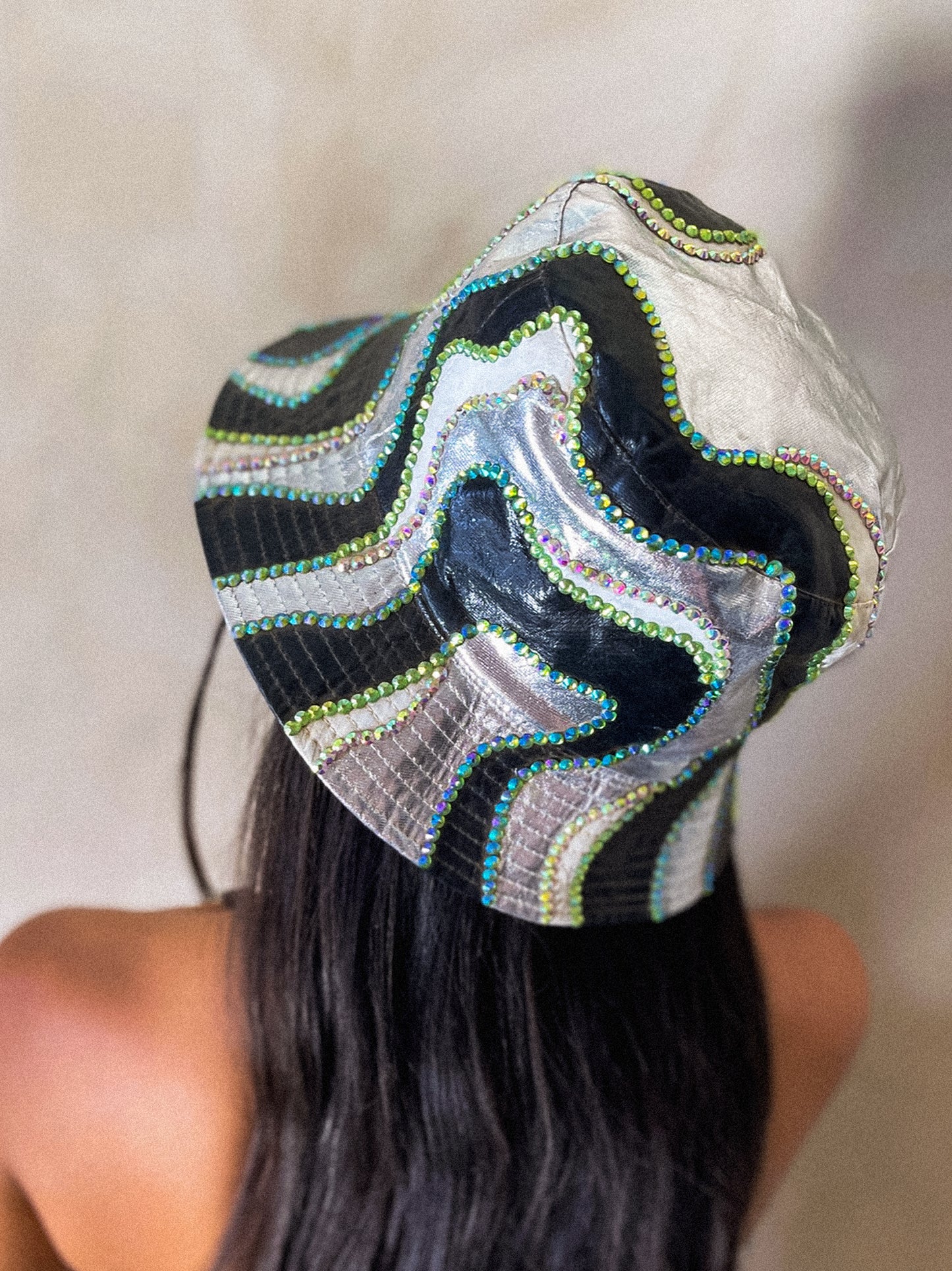 Chrome Swirl Bucket Hat image 2