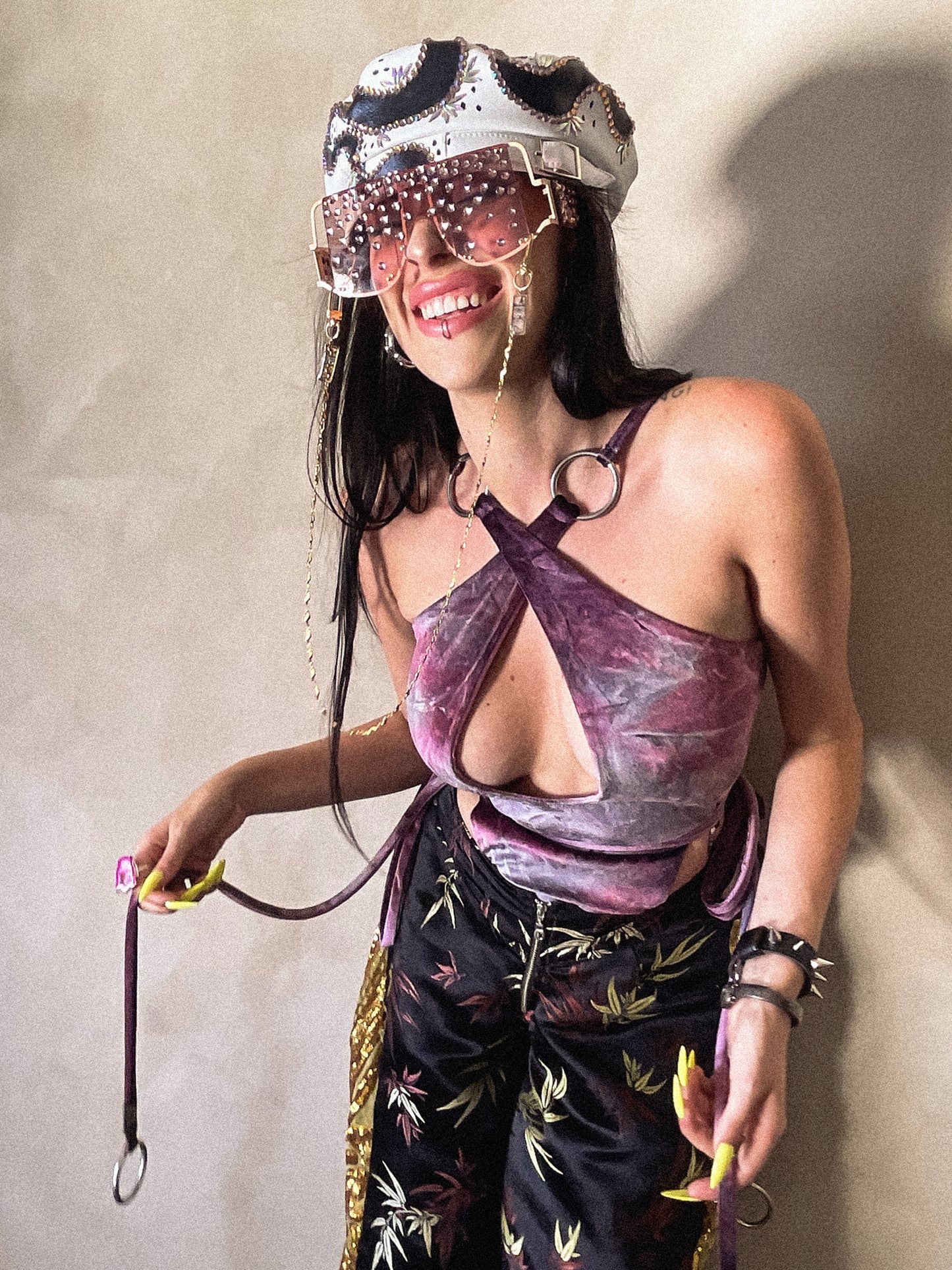 Lilac Raindrop Oversized Shades image 10