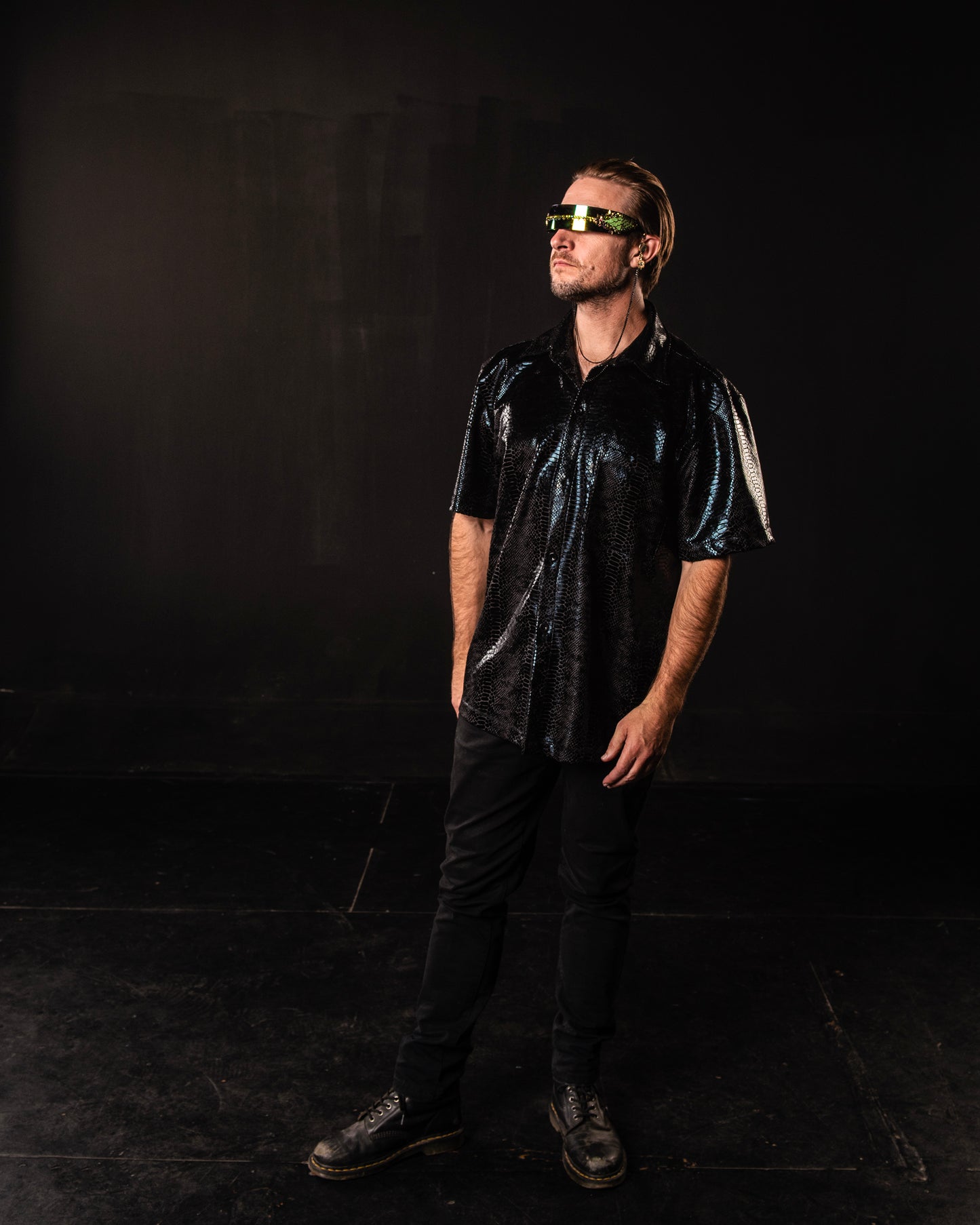 Apollo Snake Velvet Button Down image 5