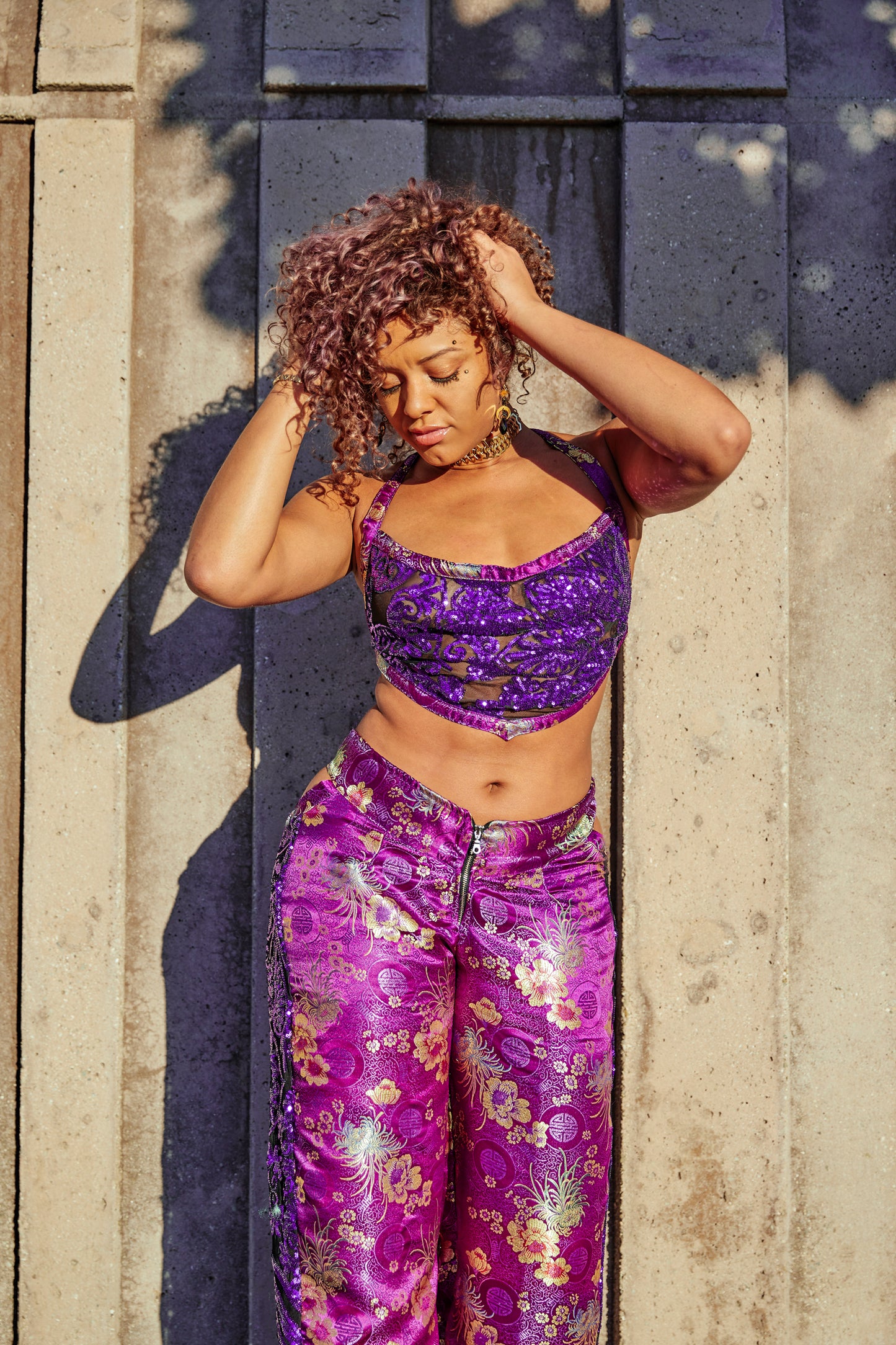 Untamed Top in Amethyst - Little Black Diamond Collab. image 2