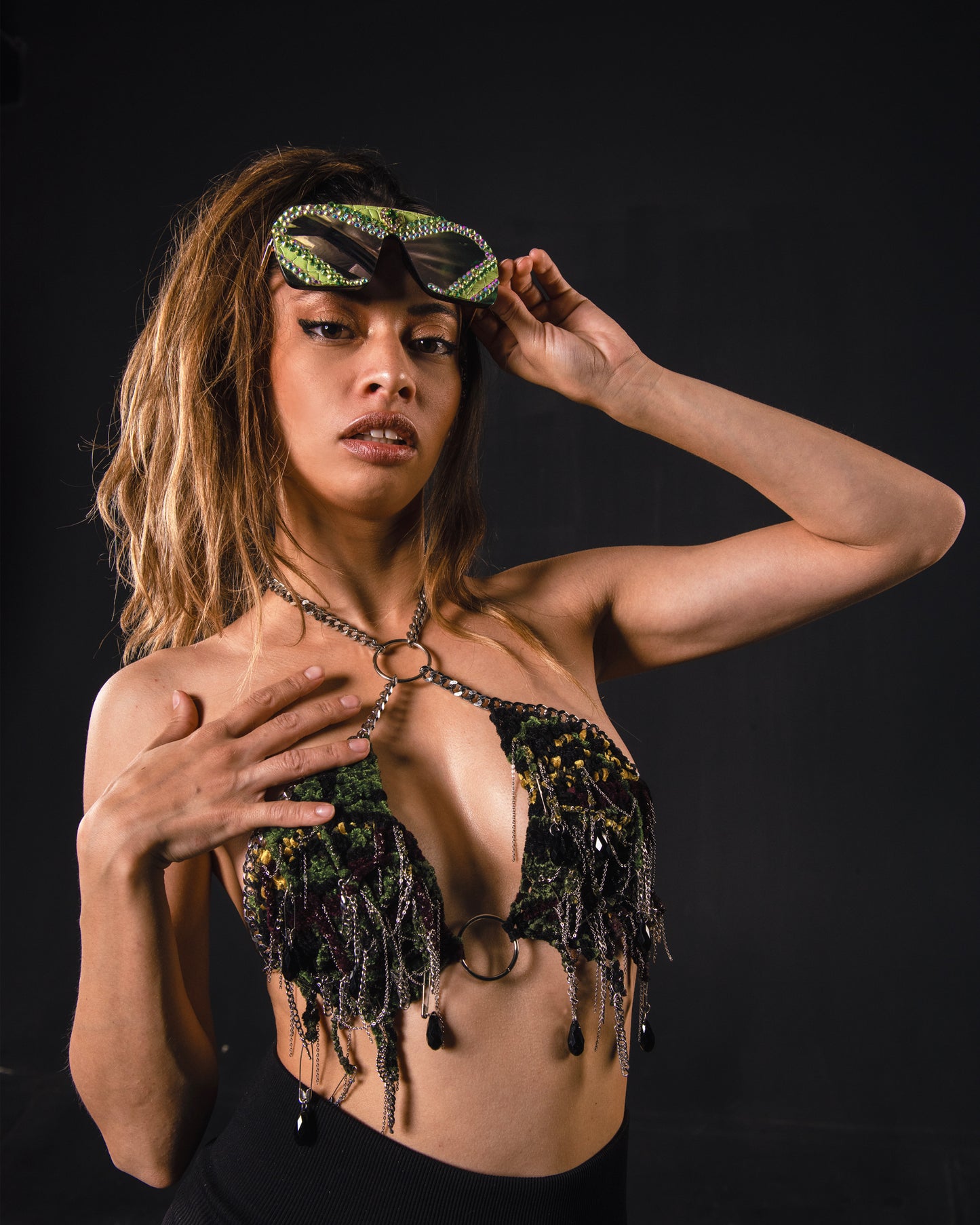 Eden's Venom Hand-Woven Bra Top image 1