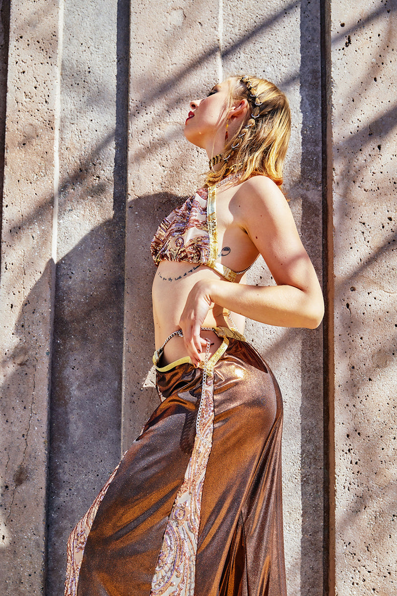Visionary Top in Topaz - Little Black Diamond Collab. image 6