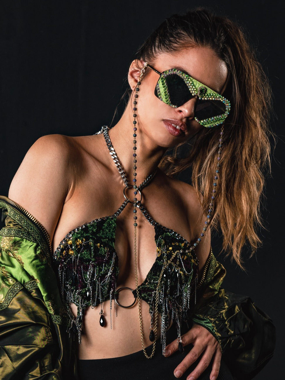 Eden's Venom Hand-Woven Bra Top image 3