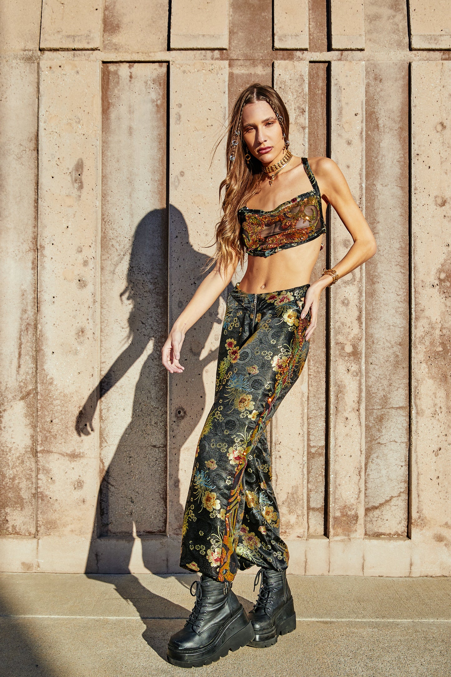 Untamed Top in Fire Opal - Little Black Diamond Collab. image 5