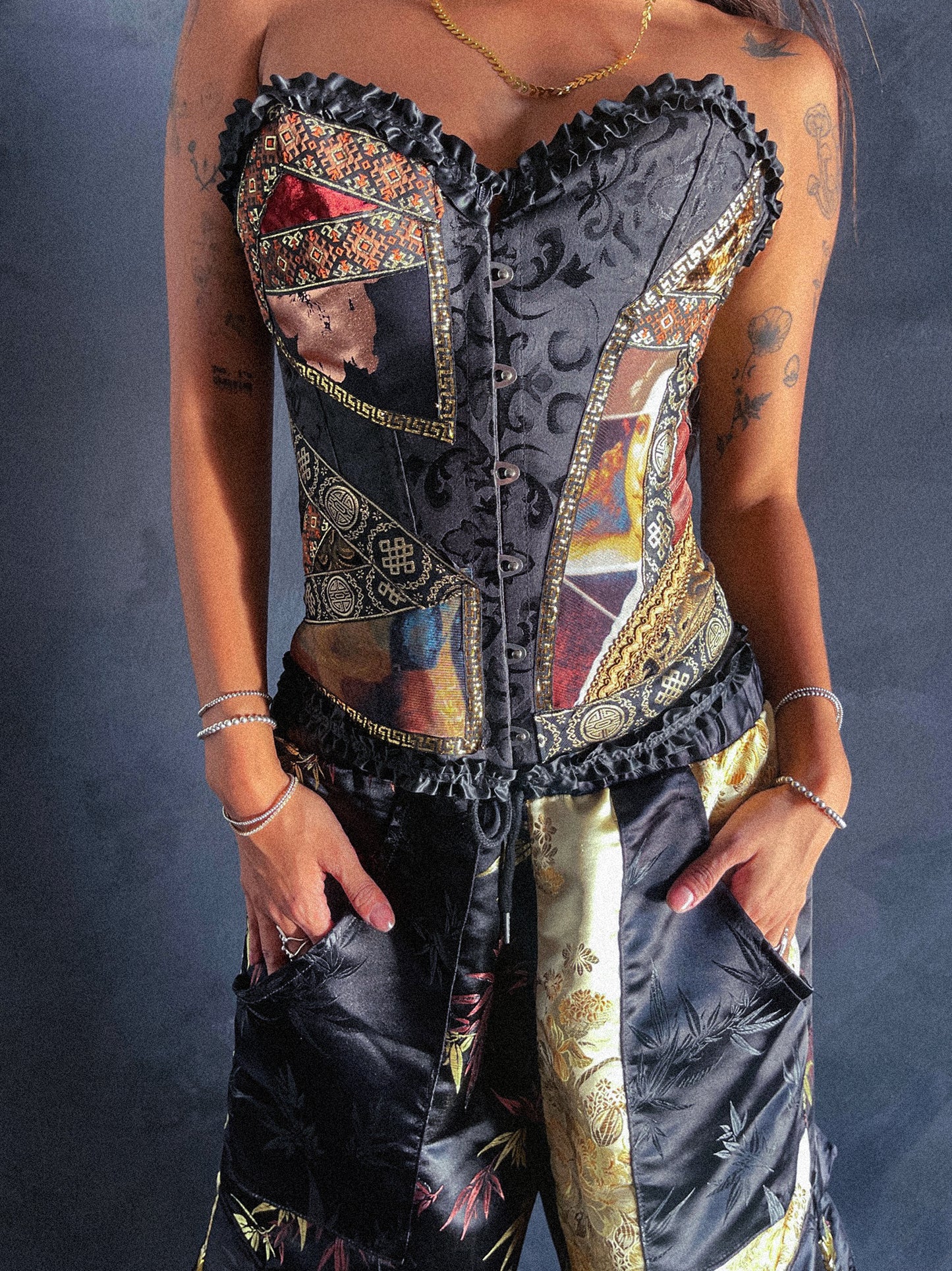 Oddyssia Up-cycled Corset image 3