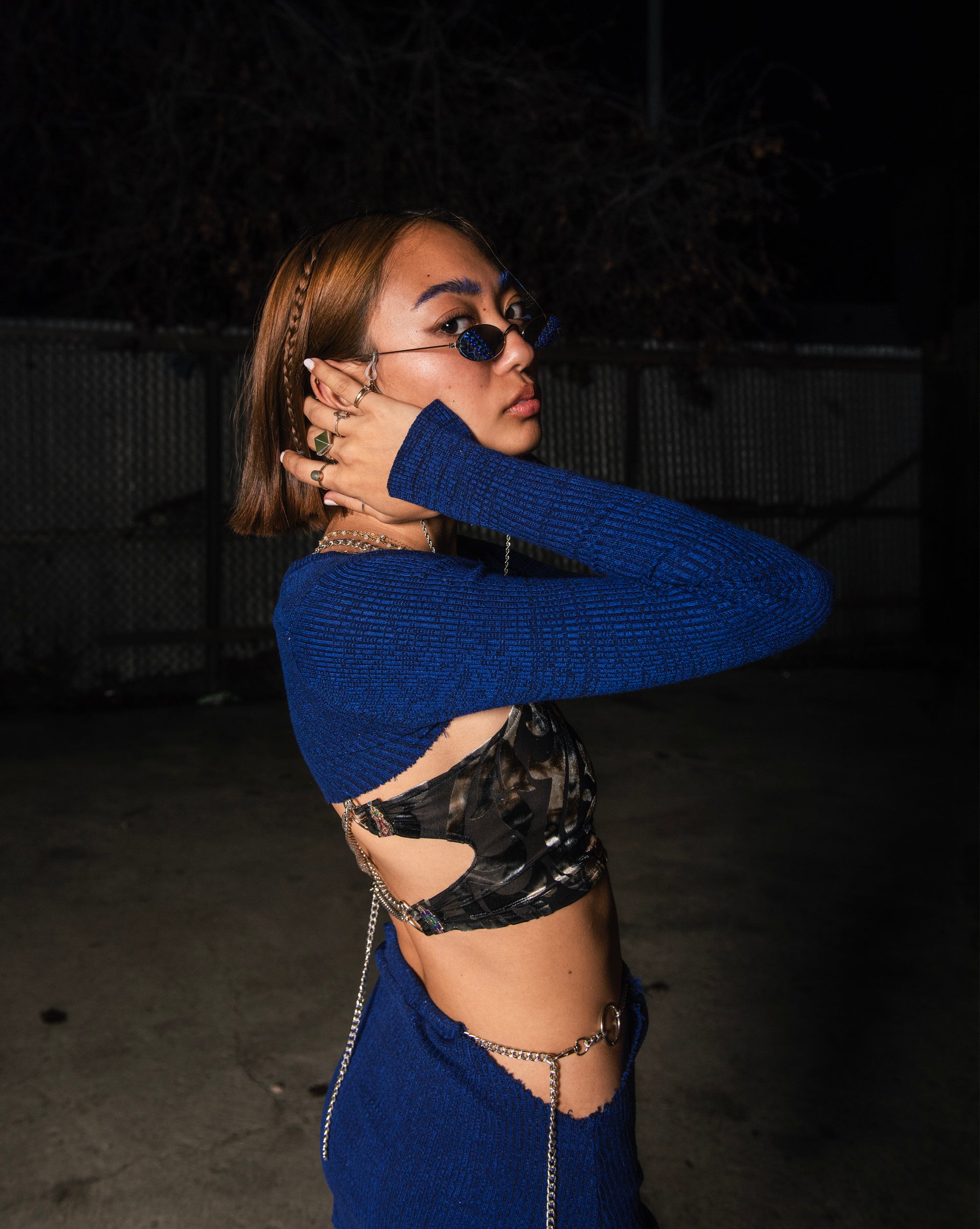 Blue Jade Up-cycled Sweater Set image 6