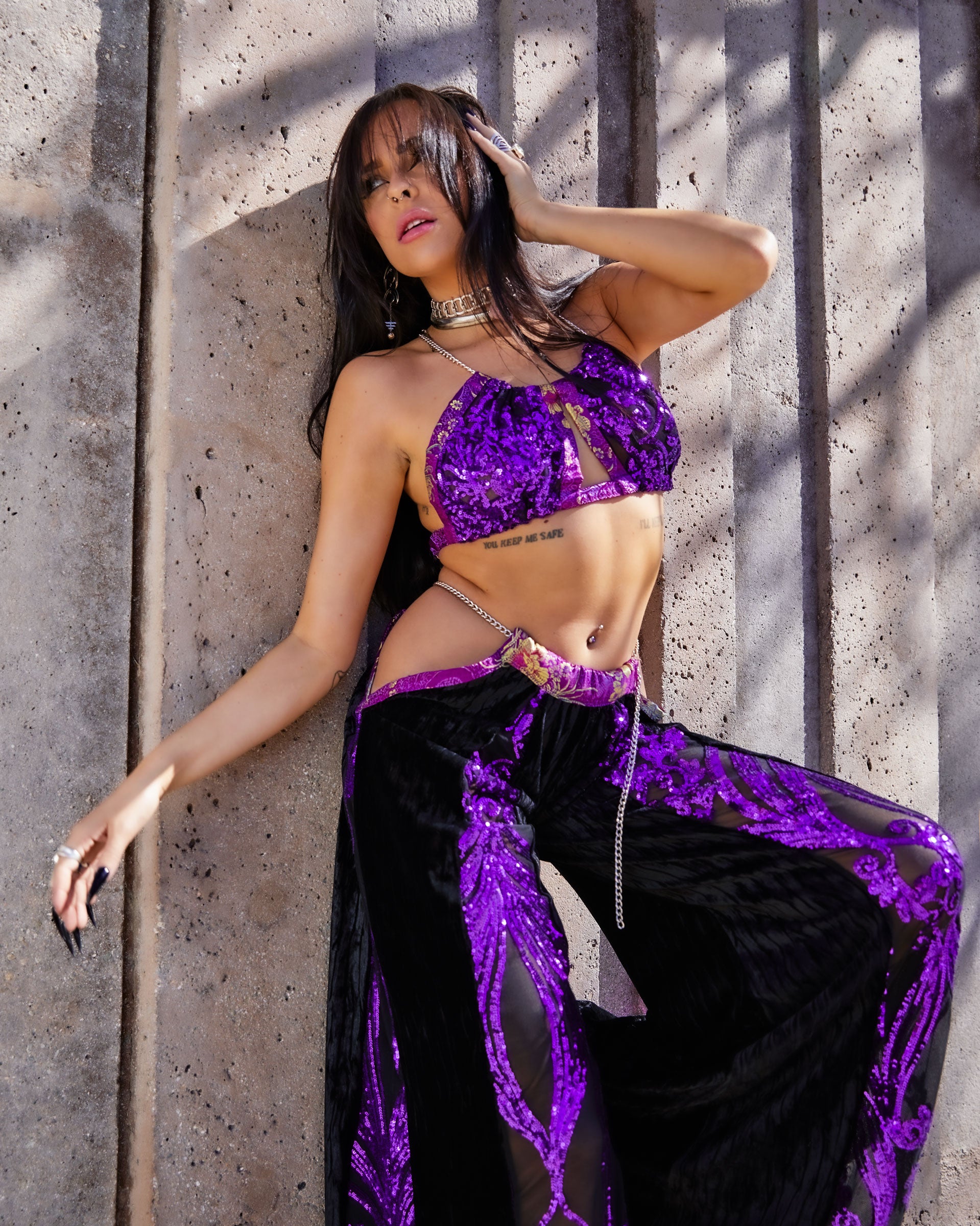 Visionary Top in Amethyst - Little Black Diamond Collab. image 9