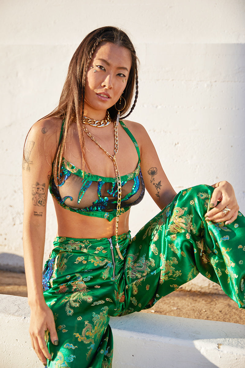 Untamed Top in Malachite - Little Black Diamond Collab. image 1