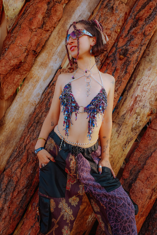 Purple Dawn Hand-Woven Bra Top [SOLD OUT!]