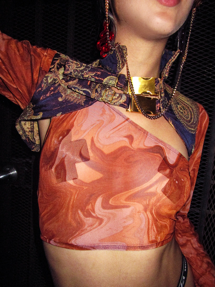 Terra One Shoulder Top image 4