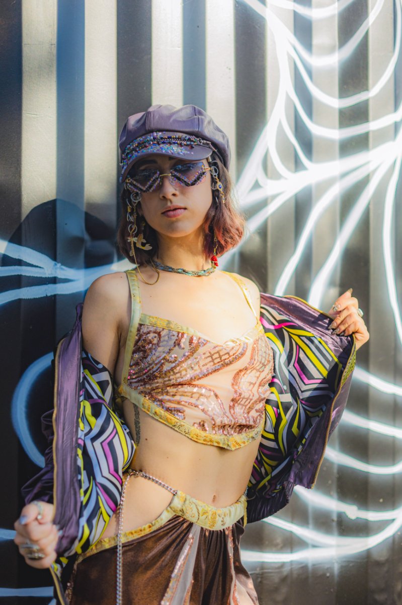 Untamed Top in Topaz - Little Black Diamond Collab. image 5