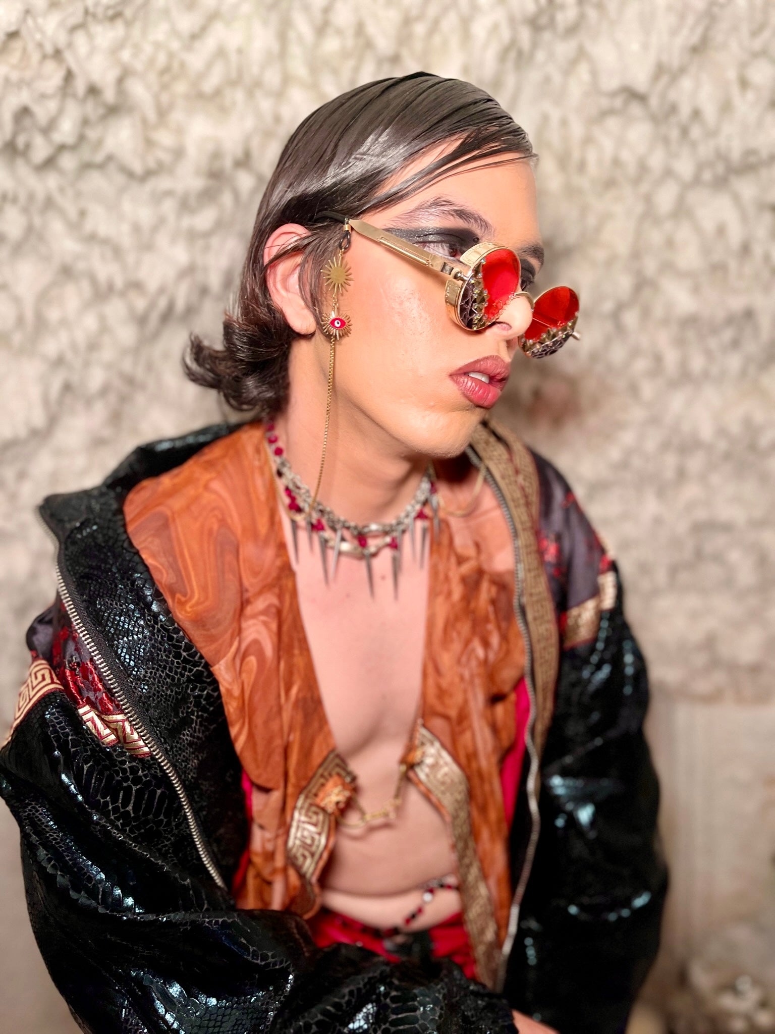 Medusa's Circle Shades - Red image 7