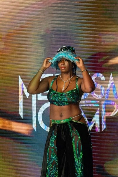 Untamed Top in Malachite - Little Black Diamond Collab. image 7