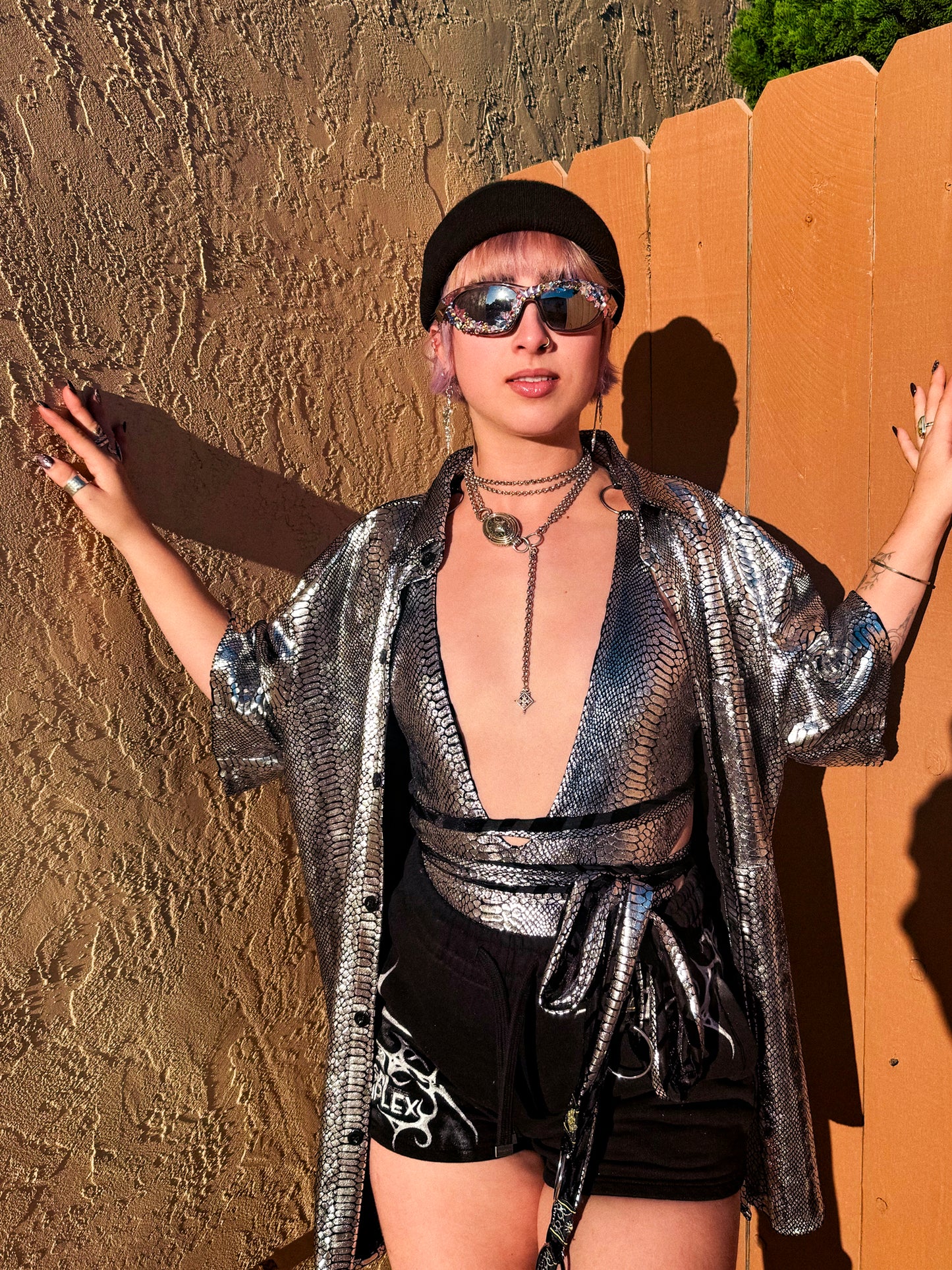 Chrome Serpent Bodysuit