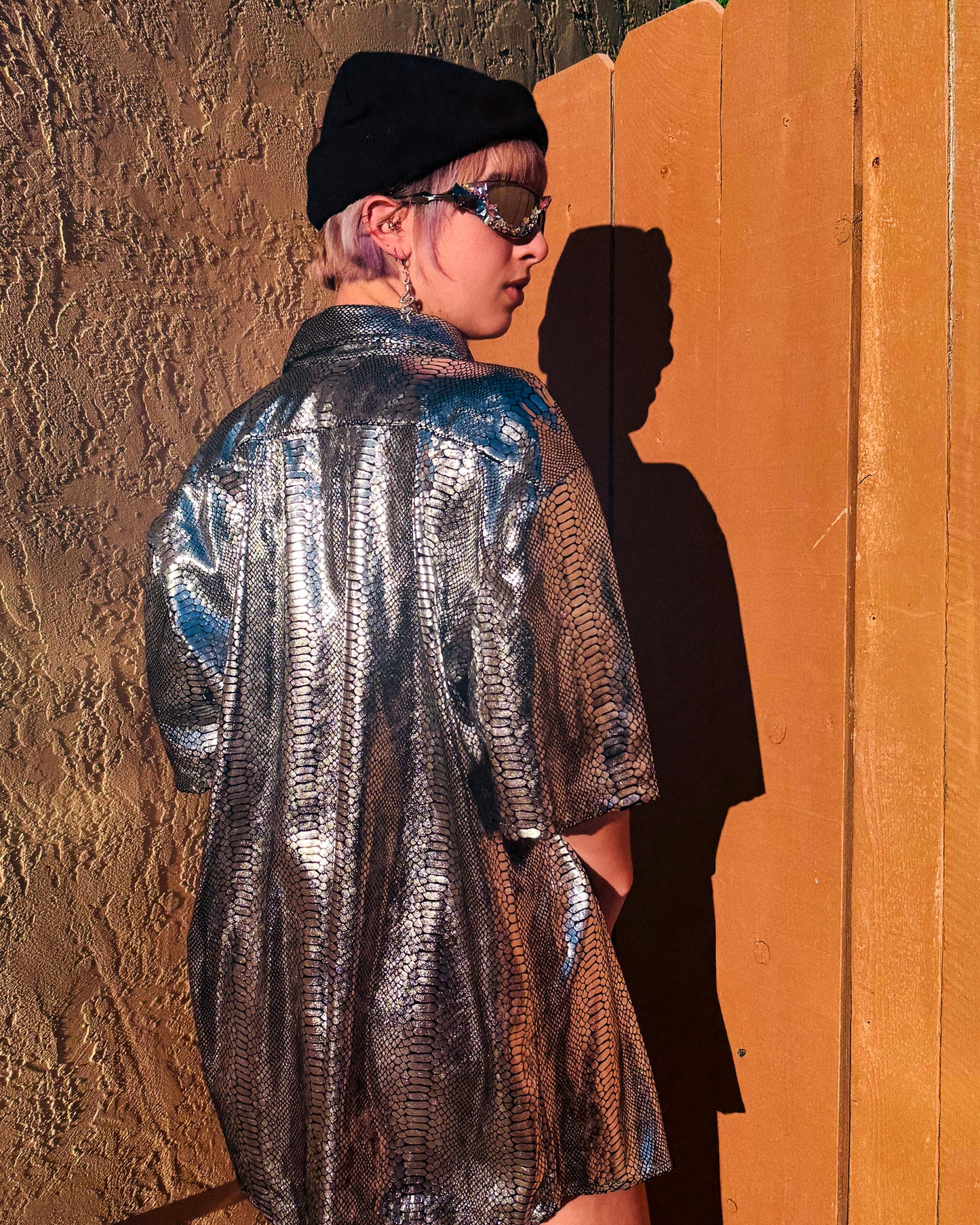 Chrome Serpent Button Down