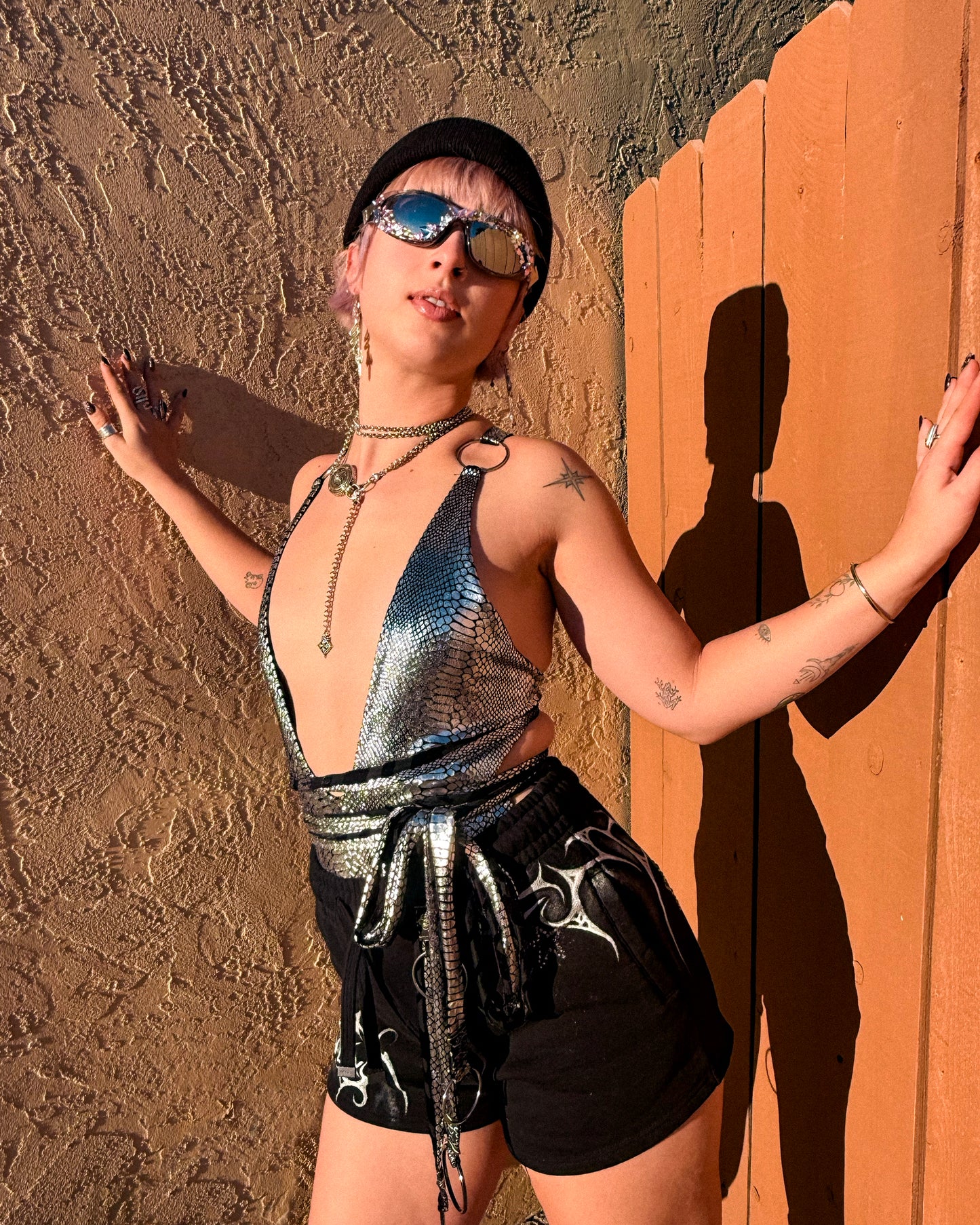 Chrome Serpent Bodysuit