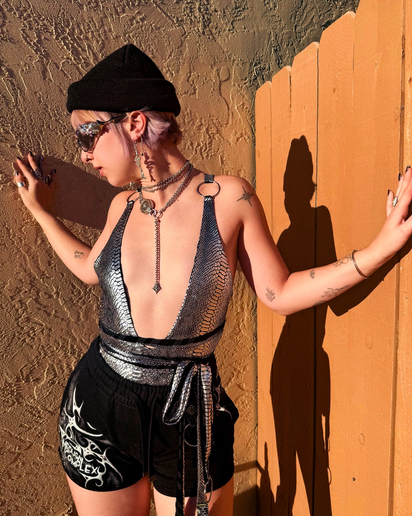 Chrome Serpent Bodysuit