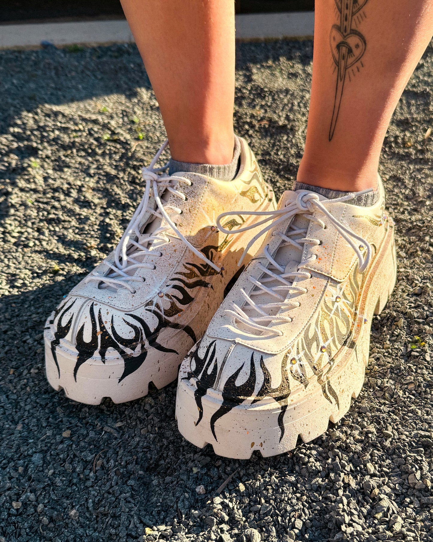 Daylight Hand-Painted Shoes