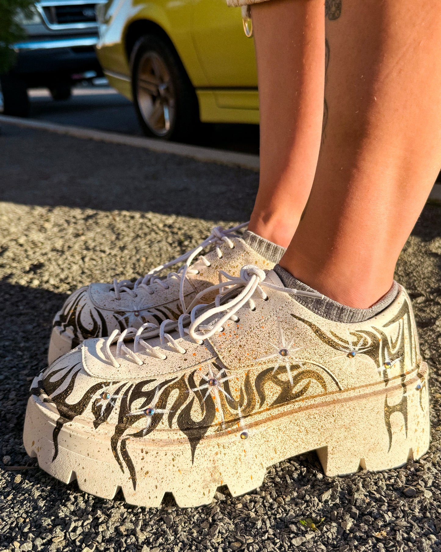 Daylight Hand-Painted Shoes