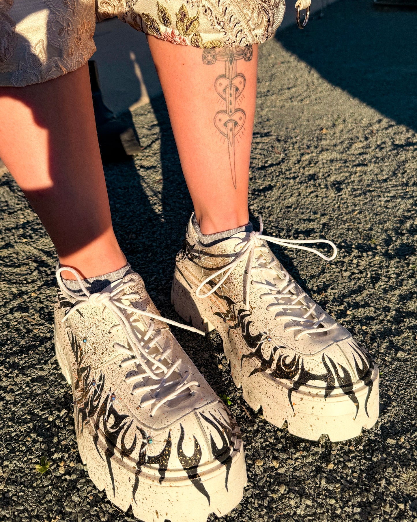 Daylight Hand-Painted Shoes