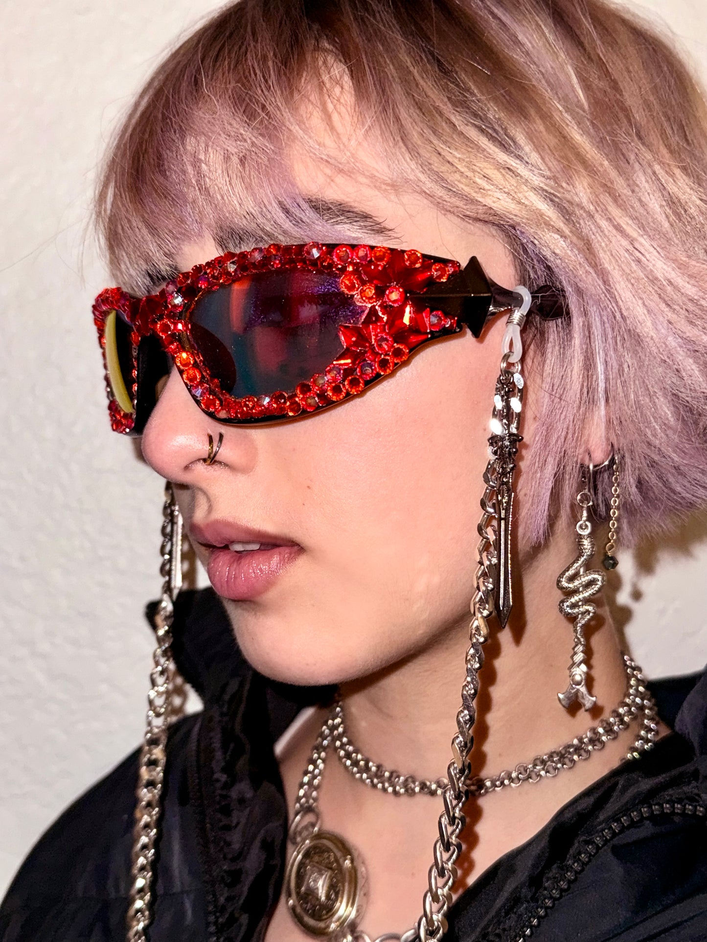 Crimson Crystalized Shades