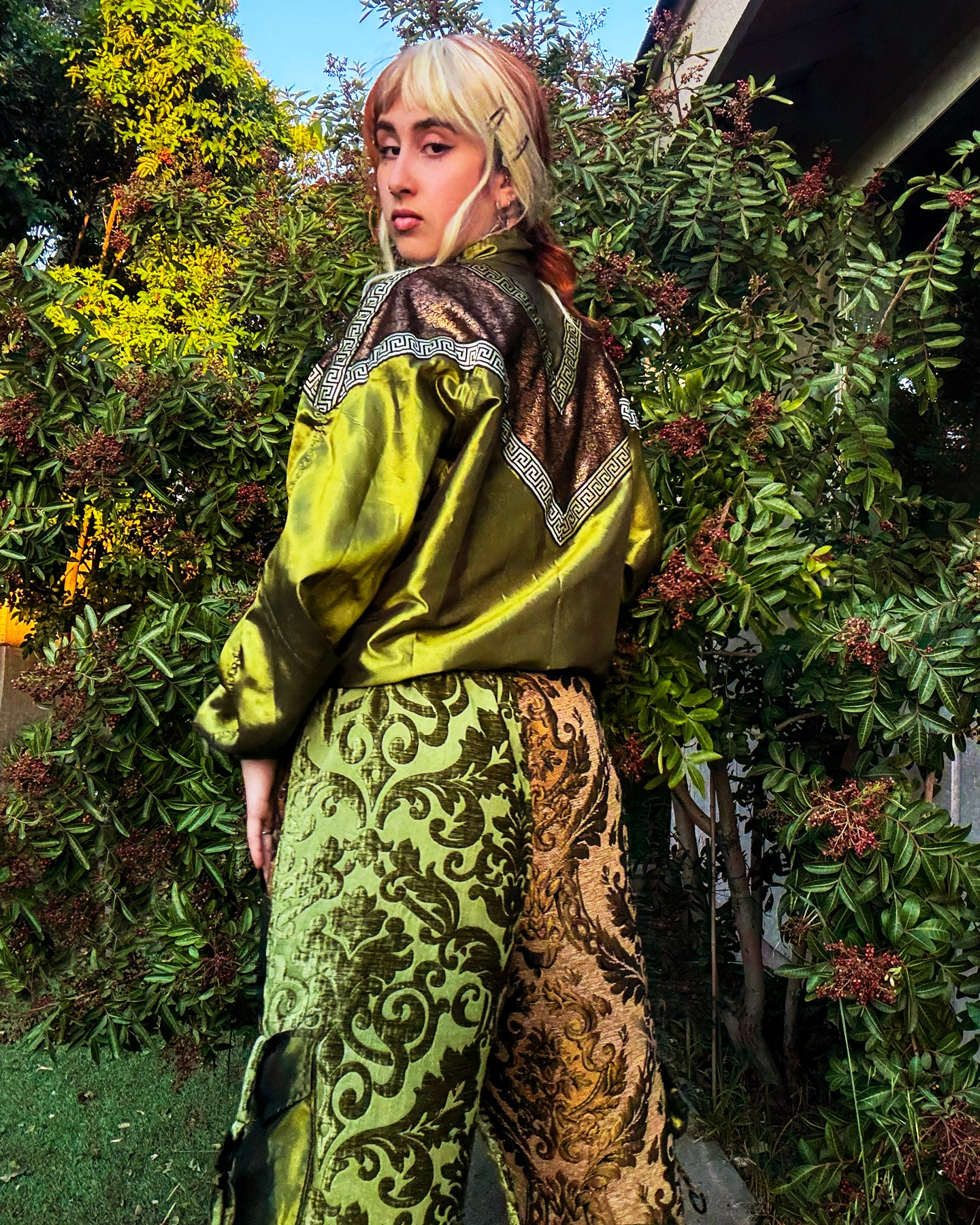 Gilded Jade Unisex Bomber Jacket