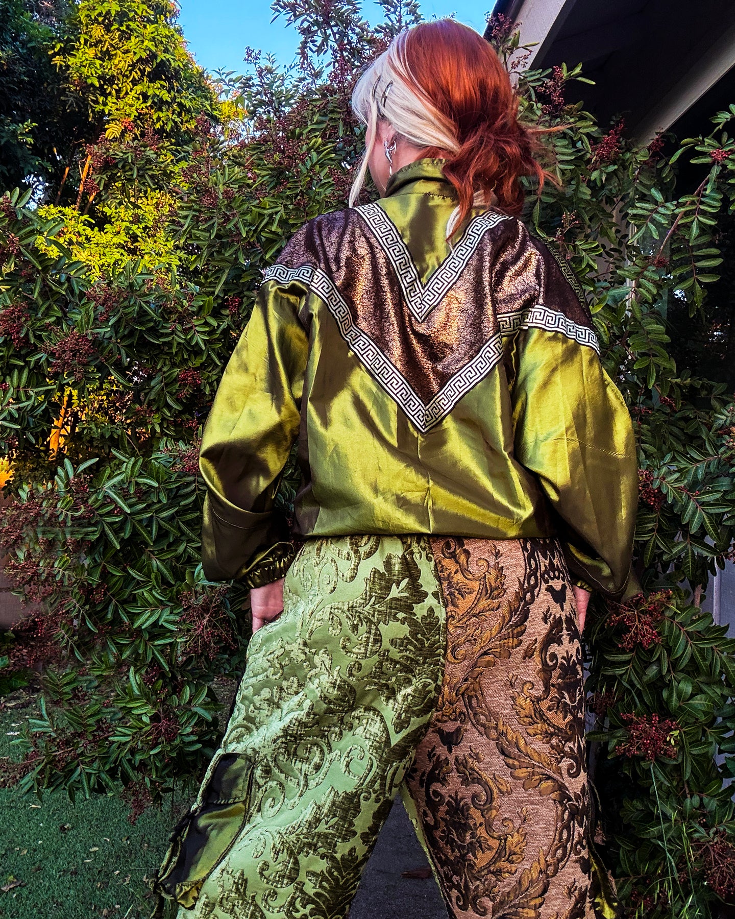 Gilded Jade Unisex Bomber Jacket