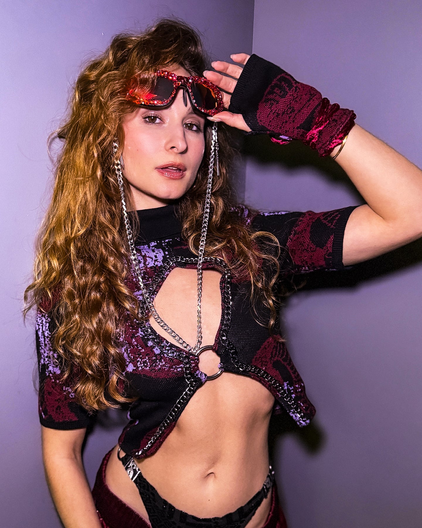 Crimson Crystalized Shades