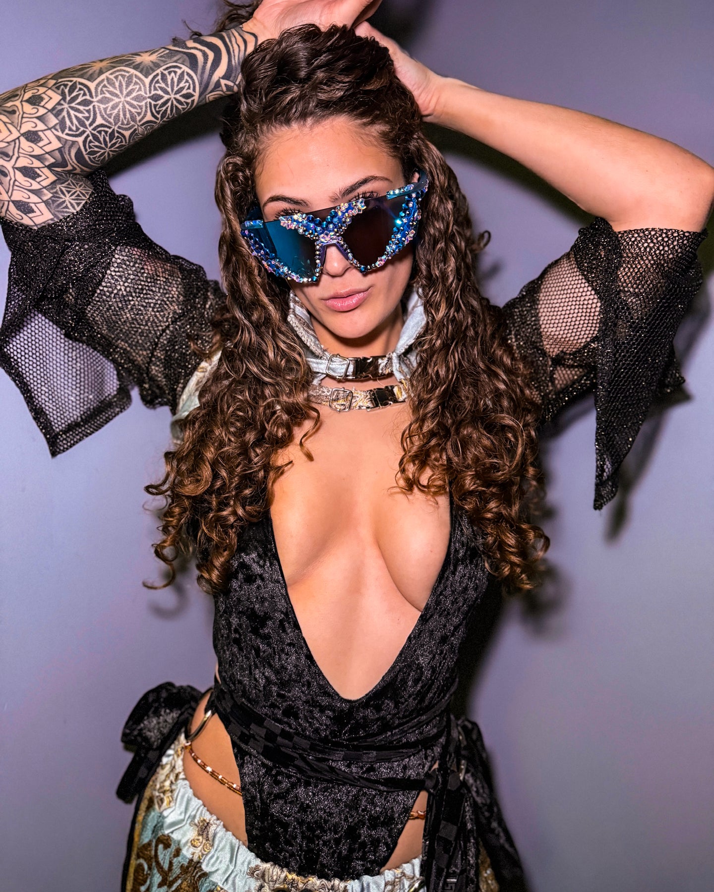 Black Jaguar Reversible Bodysuit