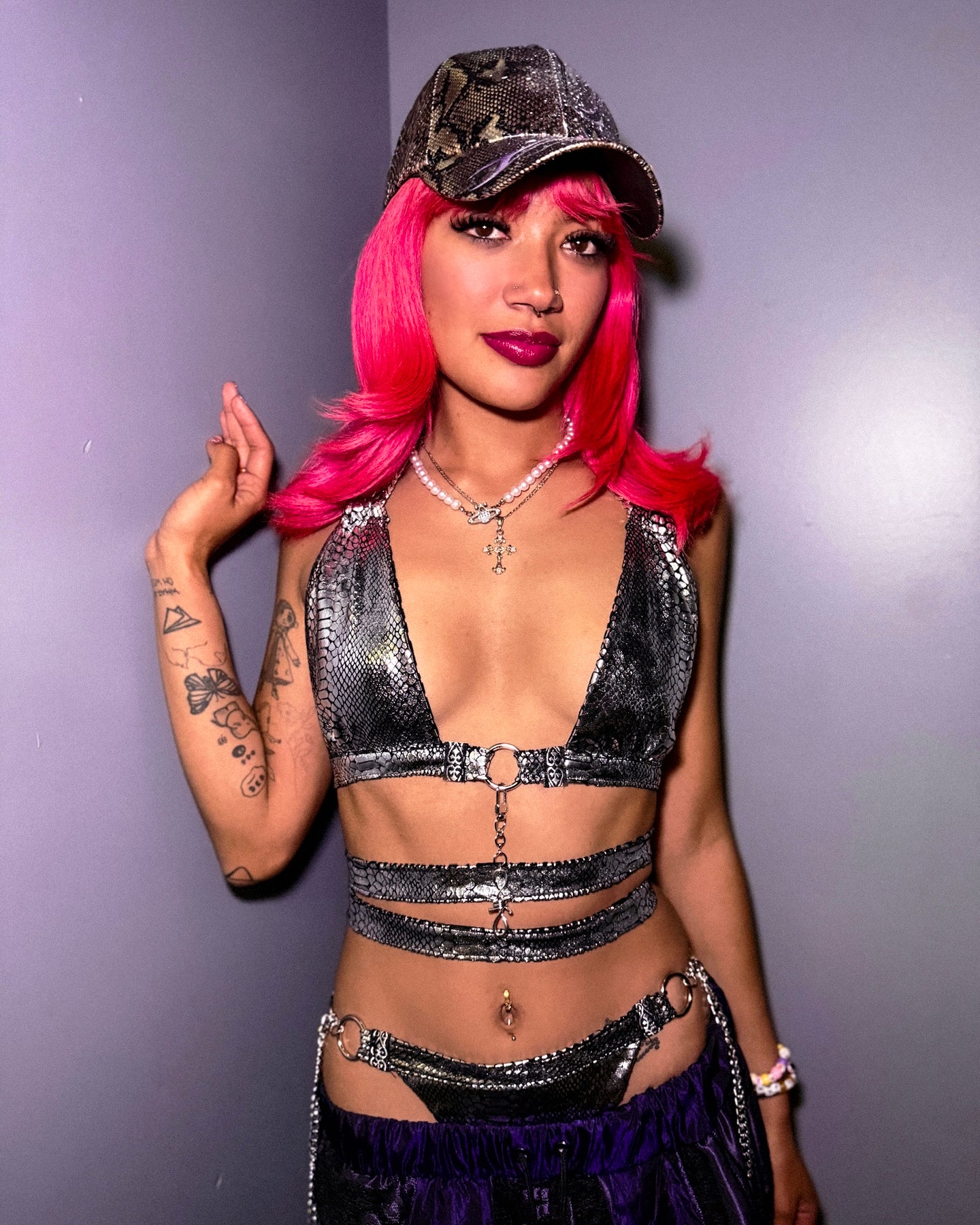 Silver Serpent Reversible 2-Piece Set