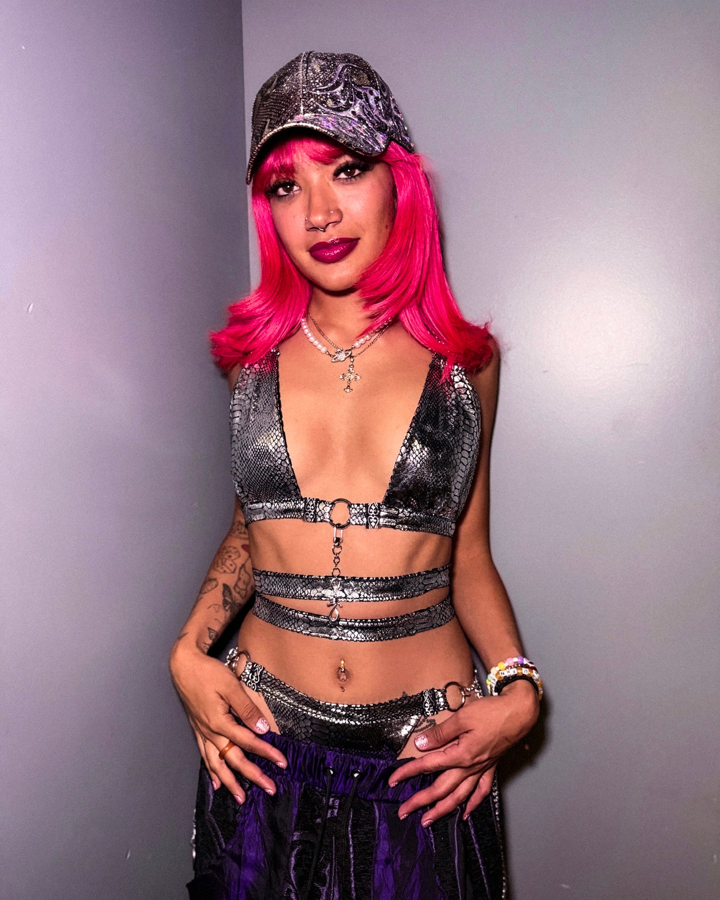 Silver Serpent Reversible 2-Piece Set