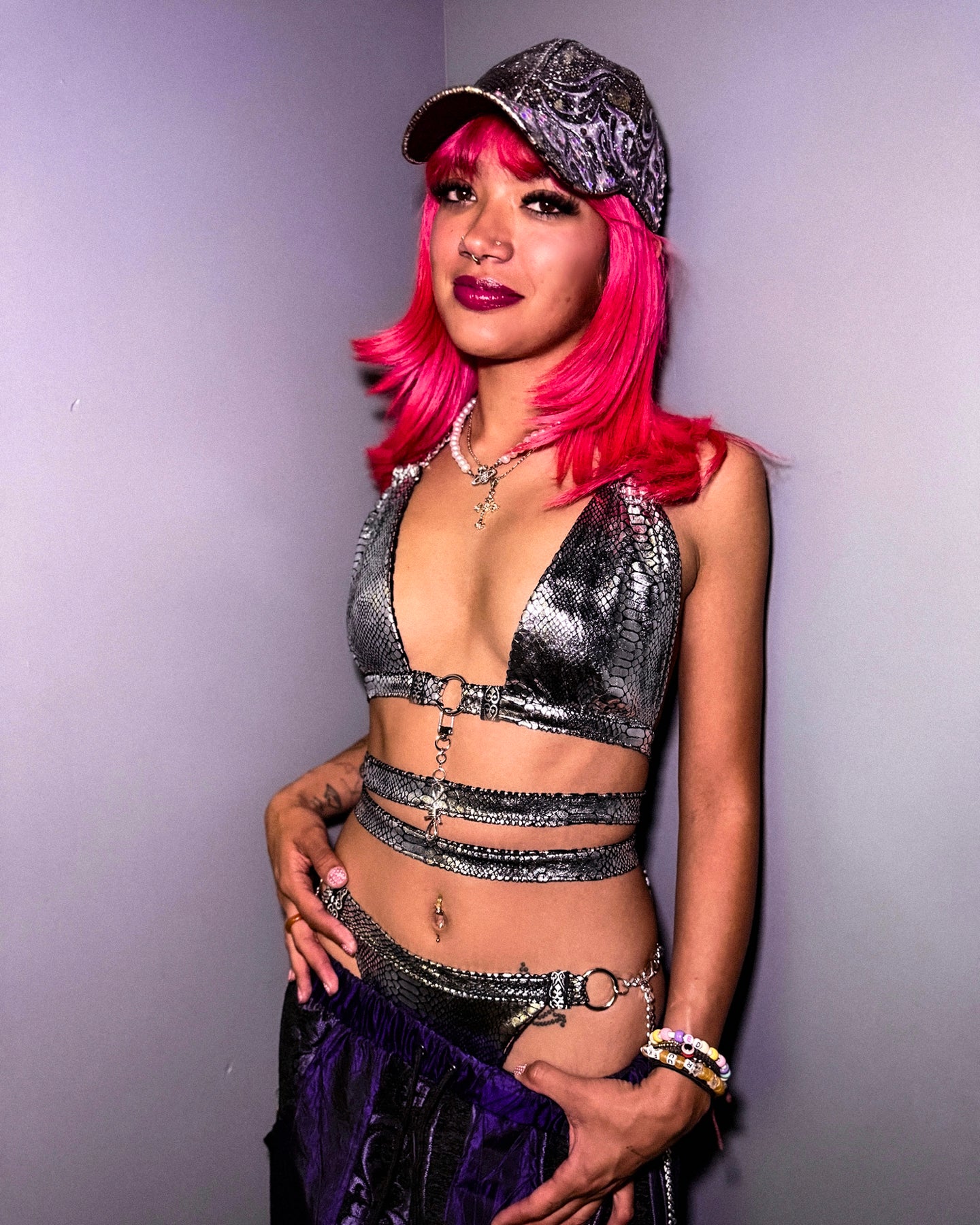 Silver Serpent Reversible 2-Piece Set