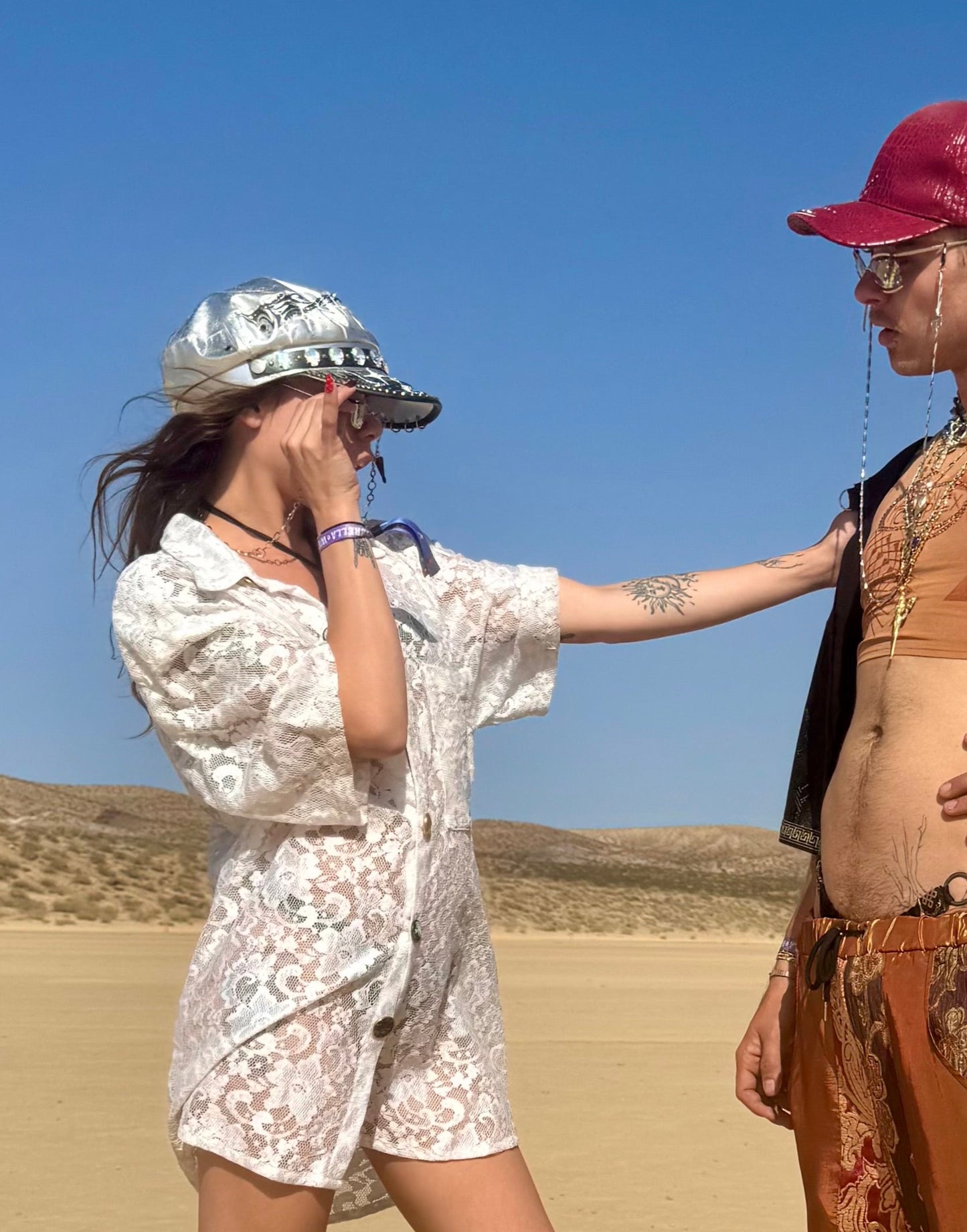 Hades Silver Hand-Painted Hat [SOLD OUT]