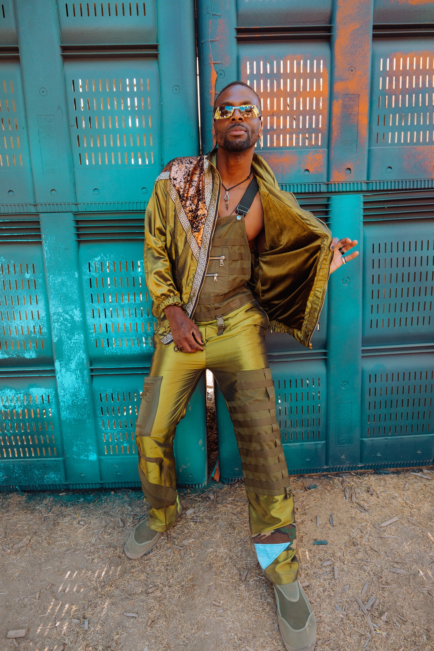Gilded Jade Unisex Bomber Jacket