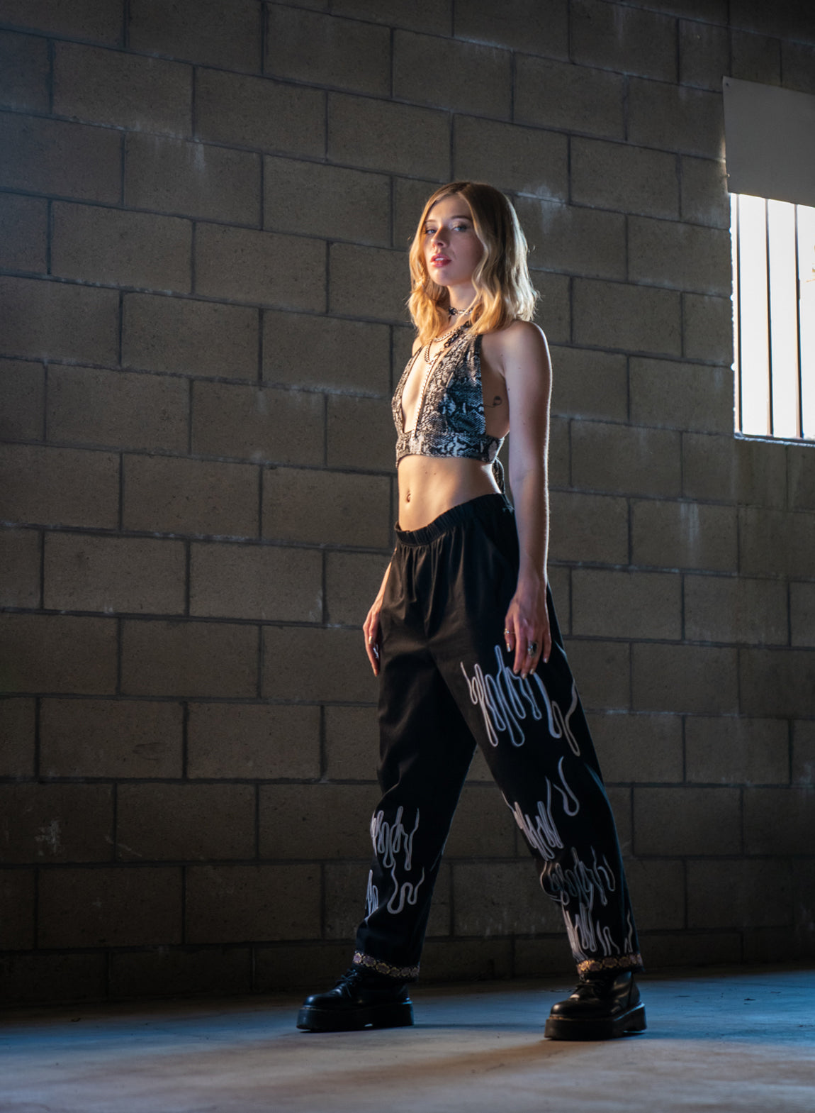 Dark Feels Drip Joggers image 1