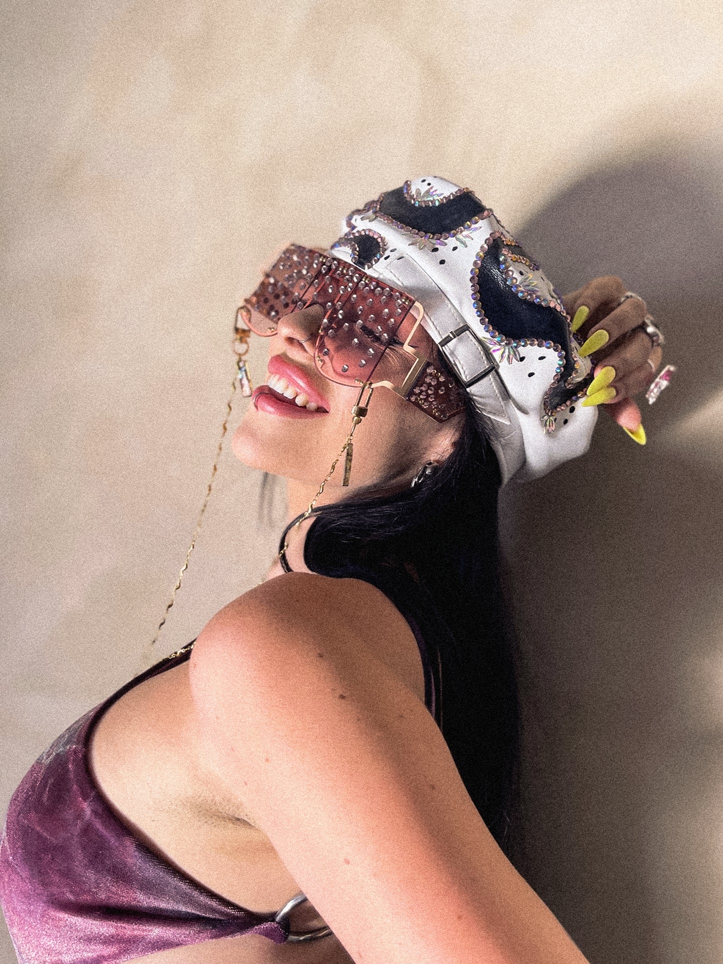 Lilac Raindrop Oversized Shades image 9