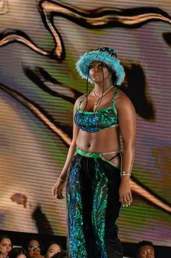 Untamed Top in Malachite - Little Black Diamond Collab. image 8