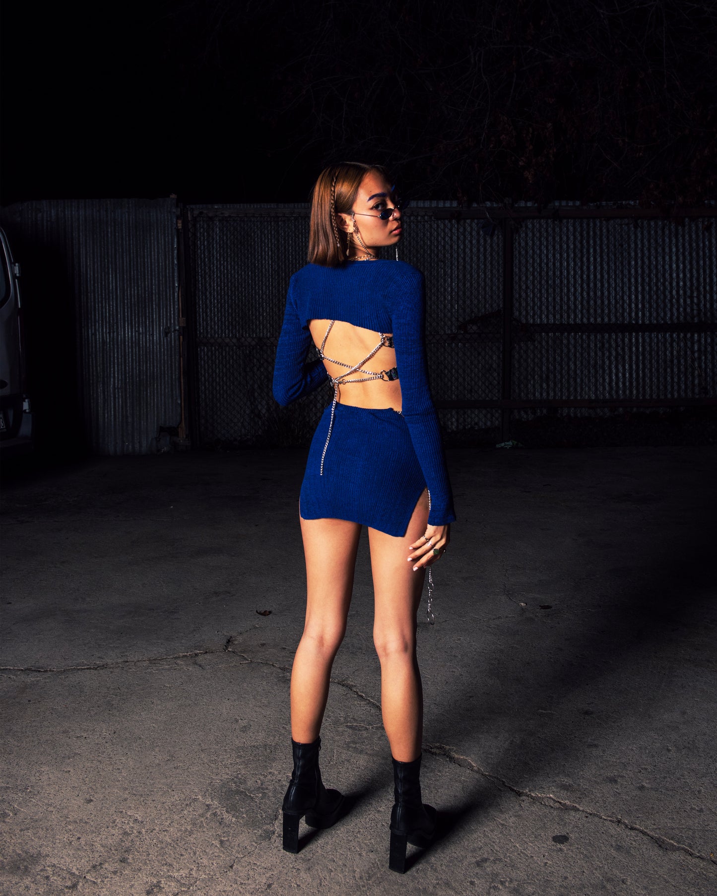 Blue Jade Up-cycled Sweater Set image 2